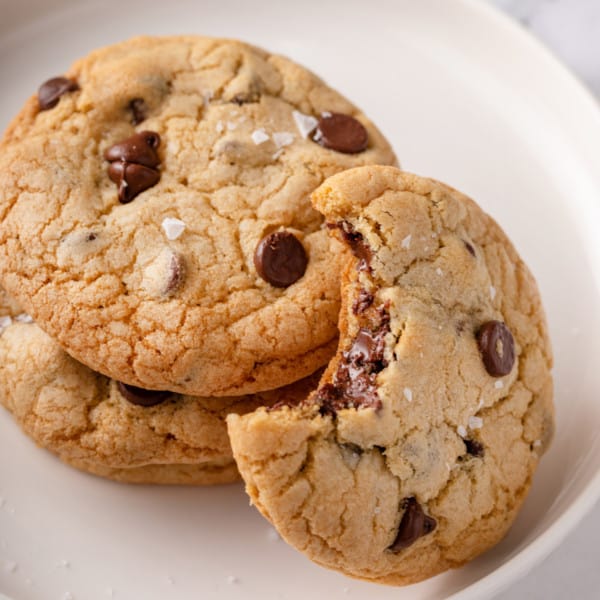 Bite taken from a grand floridian chocolate chip cookie.