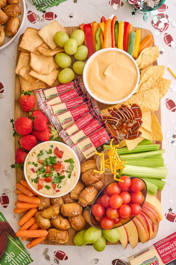 Game Day Charcuterie Board