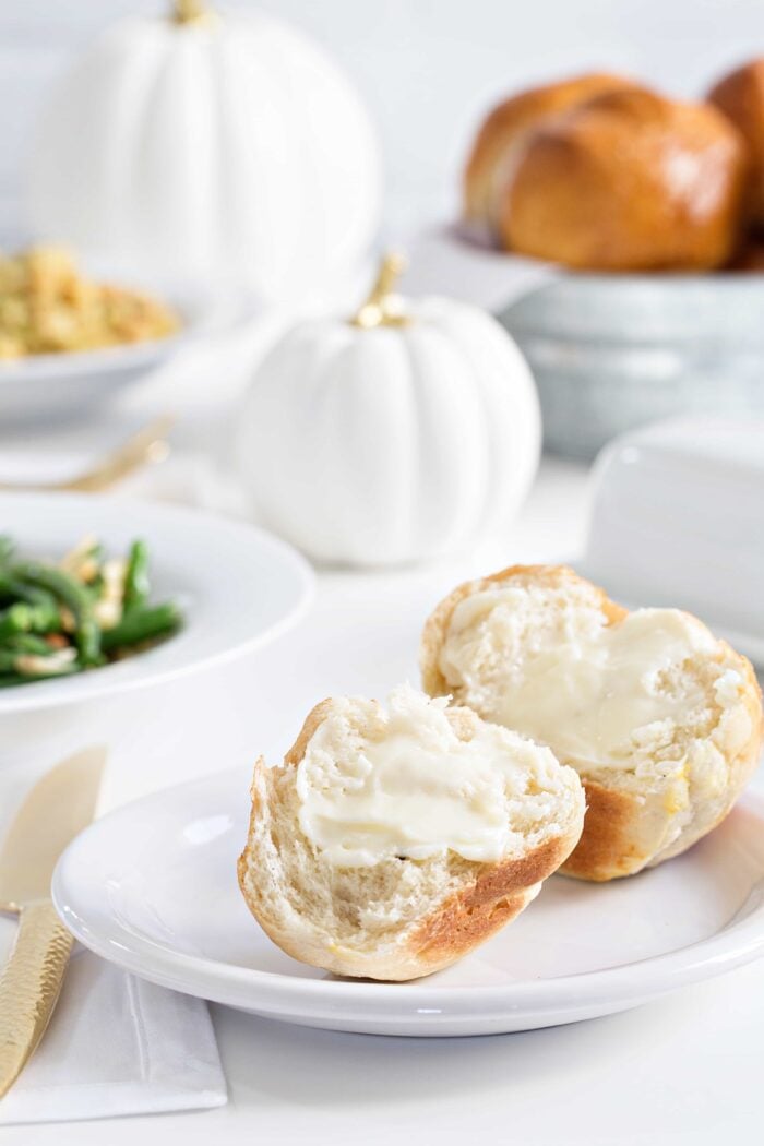 Garlic and Herb Beer Bread Rolls are light and delicious. They're the perfect side to any meal!