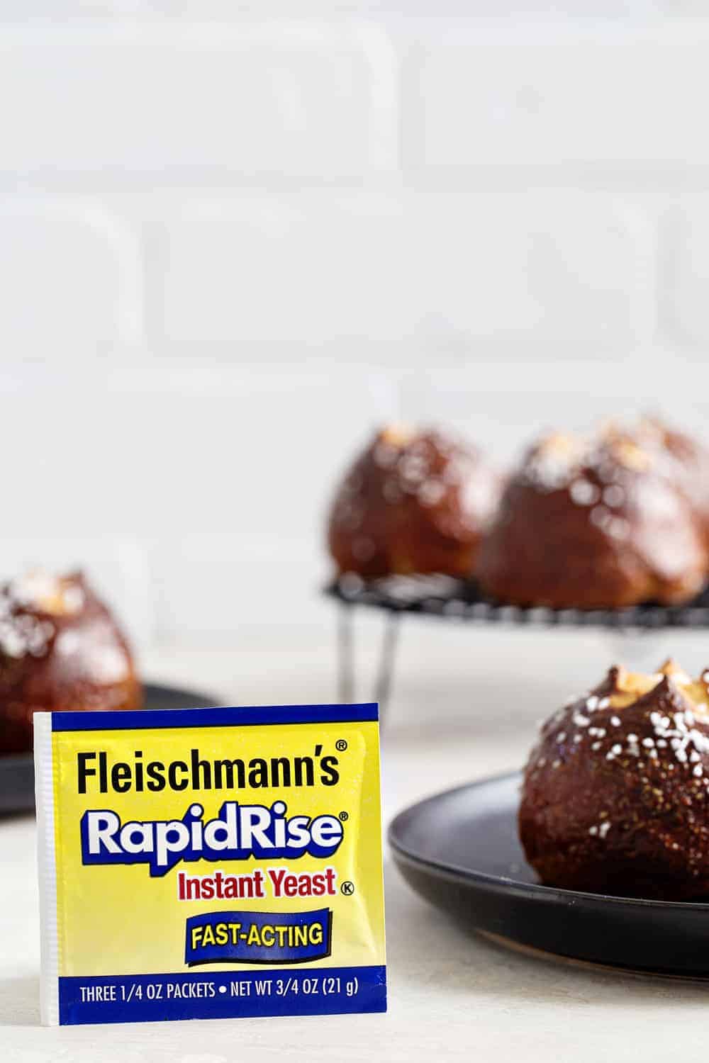 Fluffy Pretzel Rolls are the perfect addition to any holiday dinner table. Whip them up and watch them disappear.