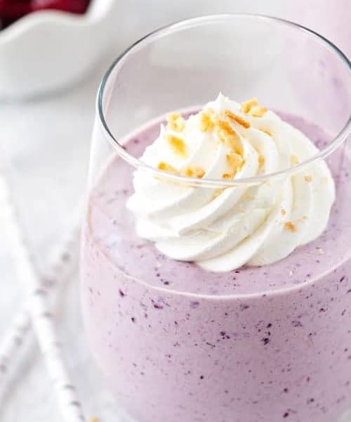 Berries and Cream Milkshakes | My Baking Addiction