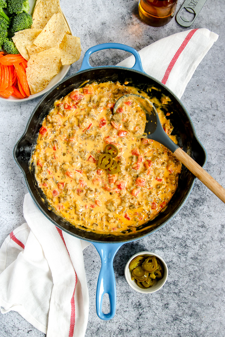 Rotel Sausage Dip