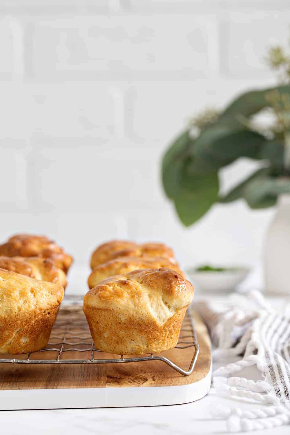 Sour Cream Rolls are taken to the next level with green onions and onion salt. So delicious!